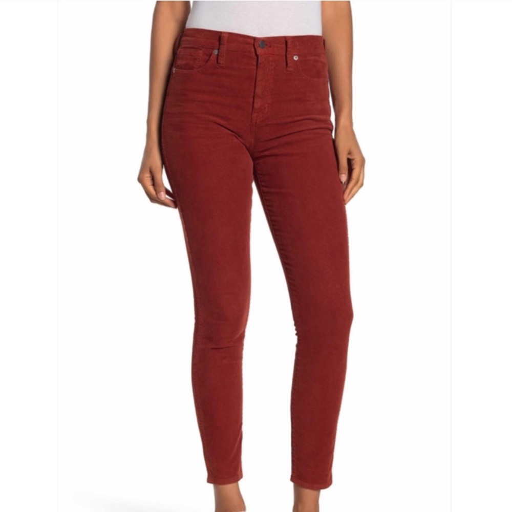 NWT Madewell 10”High-Rise Skinny Corduroy Size 26